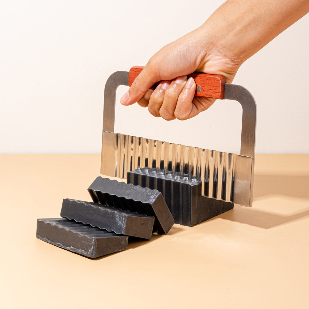 Soap Cutter with Wooden Handle