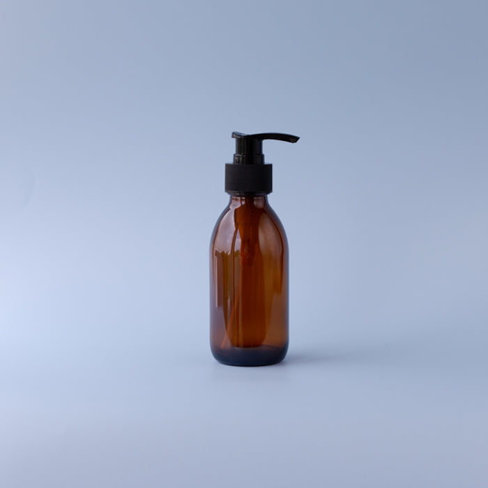 Glass Amber Bottle Pump