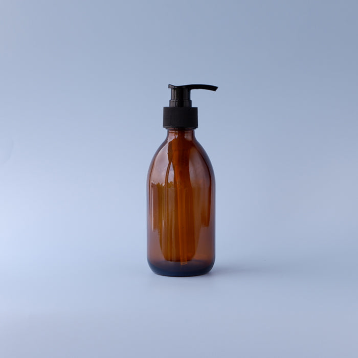 Glass Amber Bottle Pump