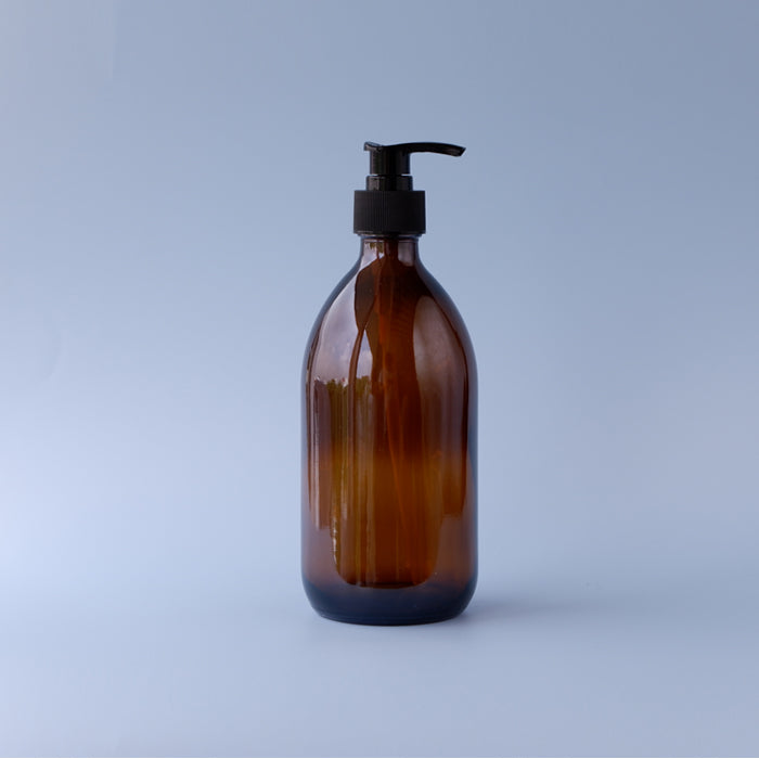 Glass Amber Bottle Pump