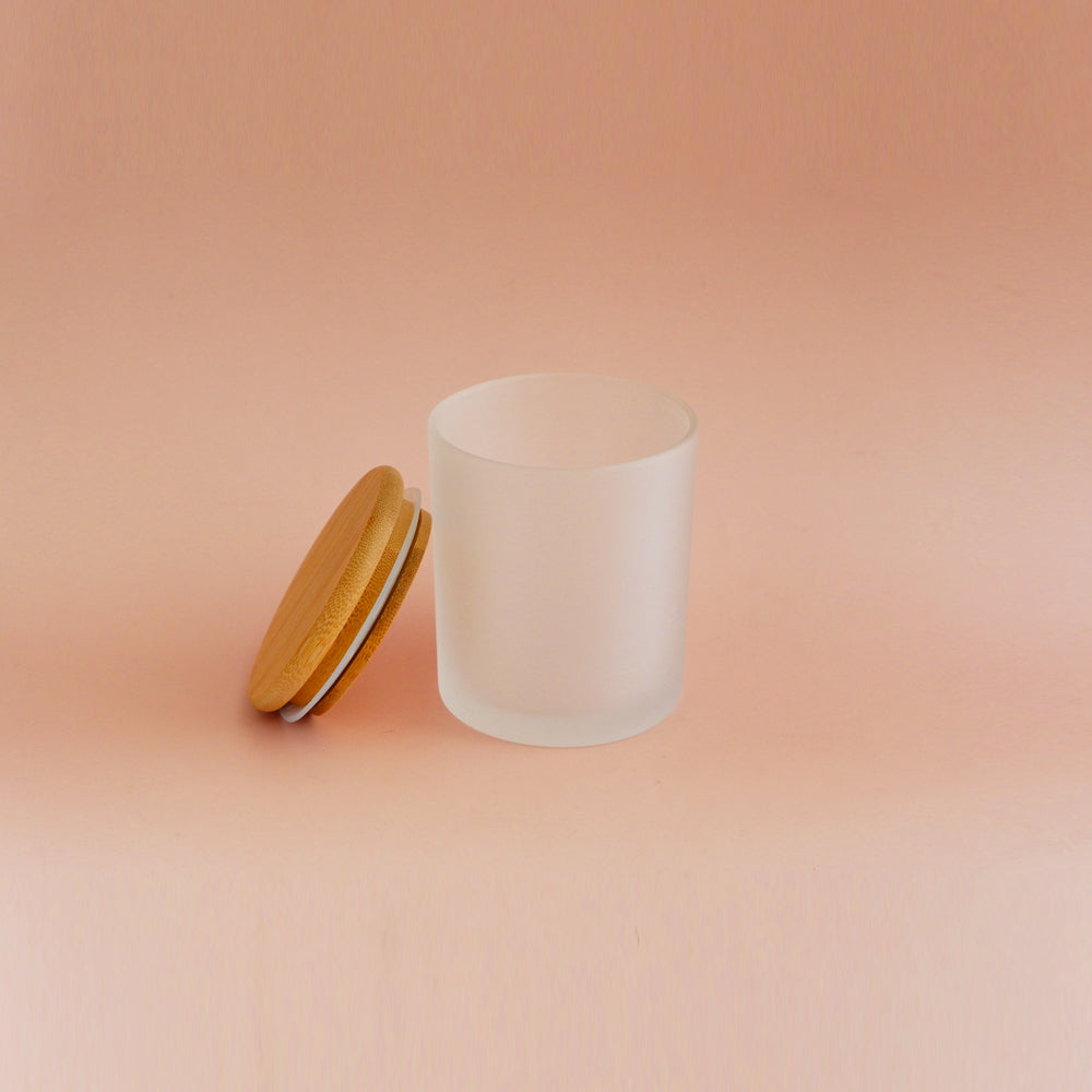 Glass Frosted Jars