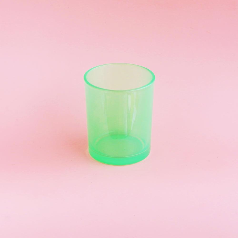 Glass Translucent Jars - Green