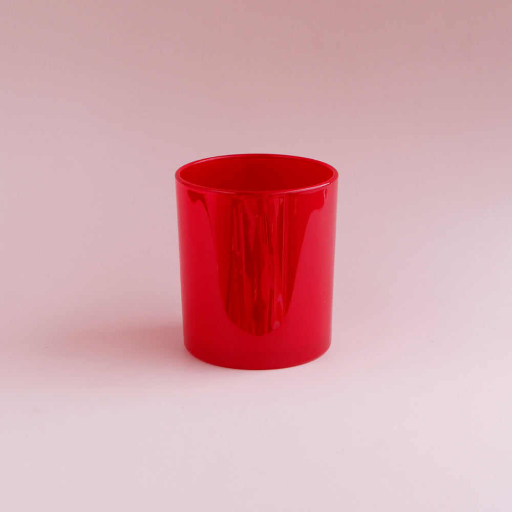 Glossy Red Jars