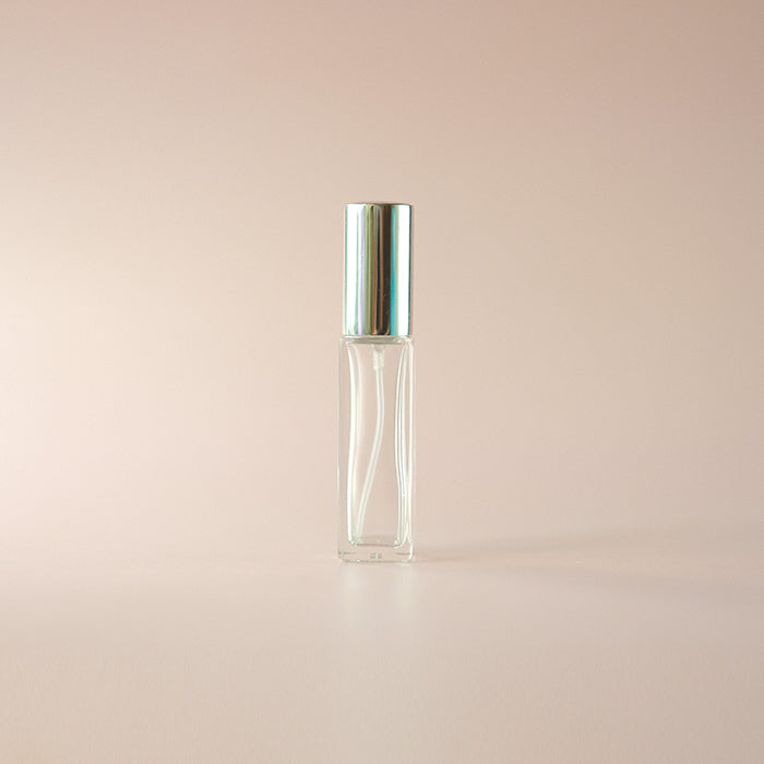 Perfume Glass Bottle Square - Sampler Size
