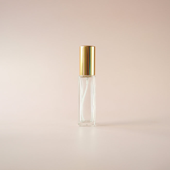 Perfume Glass Bottle Square - Sampler Size