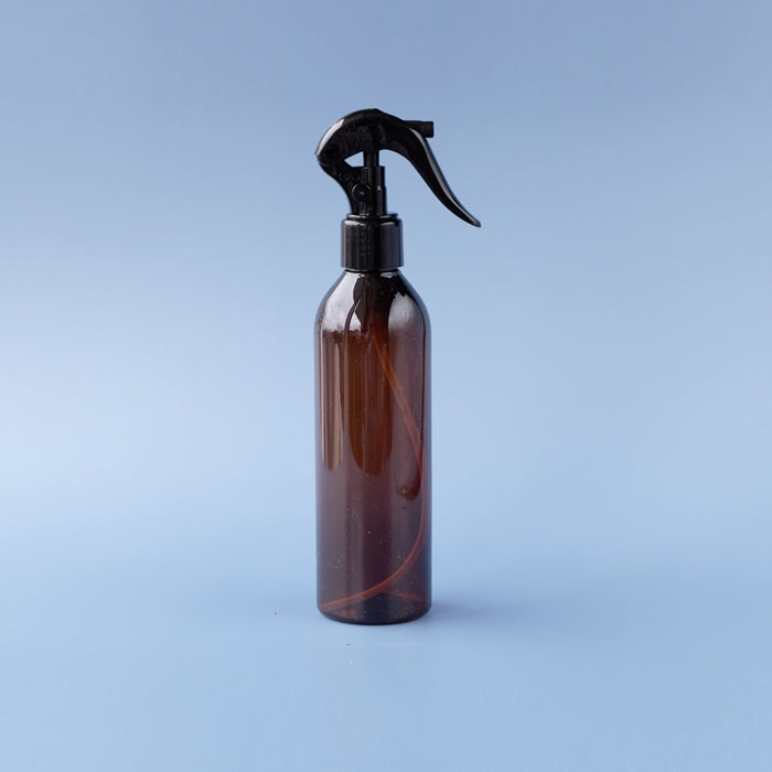 PET Amber Cylinder Bottle Spray
