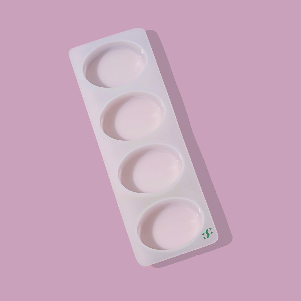 Silicone Mold Oval 4 Cavities