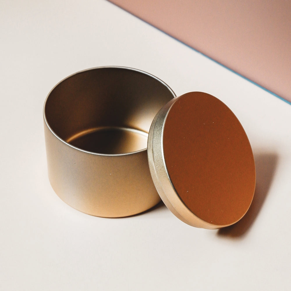 8oz Tin Can Vessel - Gold