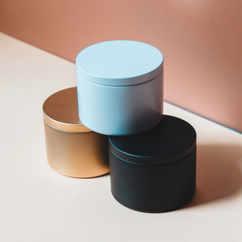 8oz Tin Can Vessel - Matte Black