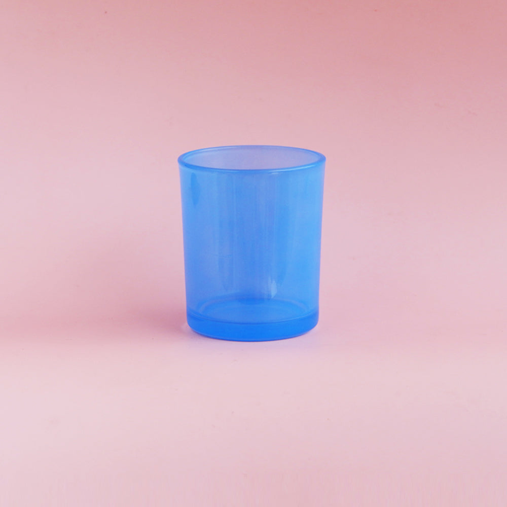 Glass Translucent Jars - Blue