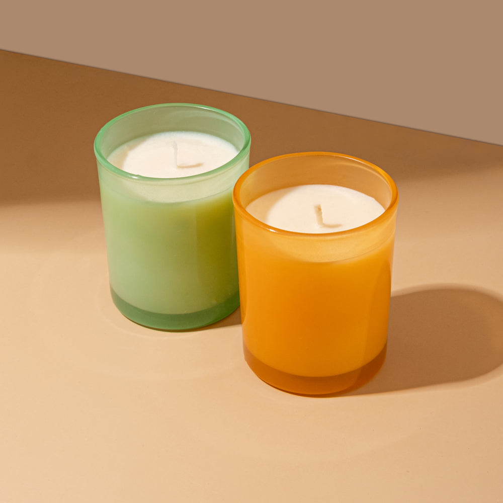 Glass Translucent Jars - Blue