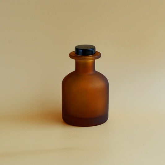 Reed Bottles Big Belly Shape - Matte Amber